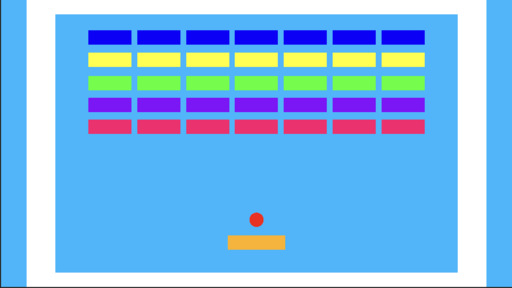 初めてのブロック崩しゲーム