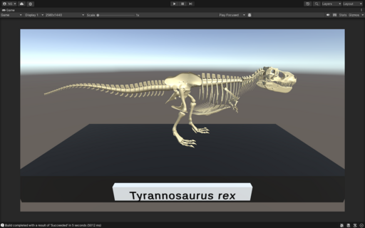 T-REX (3D model by Blender)