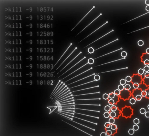 ProcessKiller(敵を倒して資源を集めて銃口を「ふやす」STG)