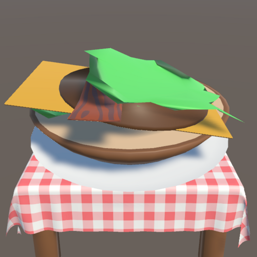 賽のハンバーガー原