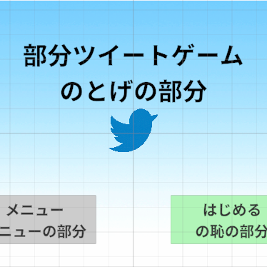 部分ツイートゲームのとげの部分