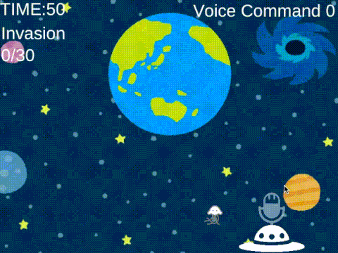 Voice Command for Aliens