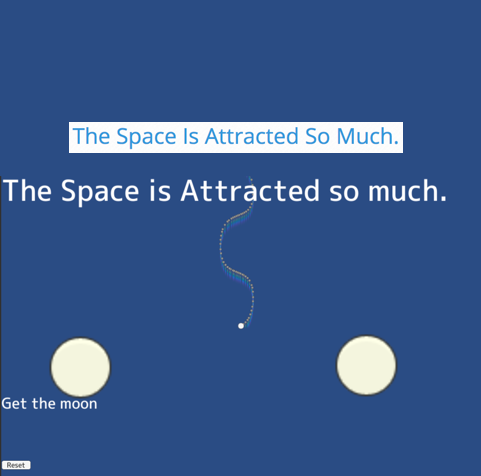 The Space Is Attracted So Much.