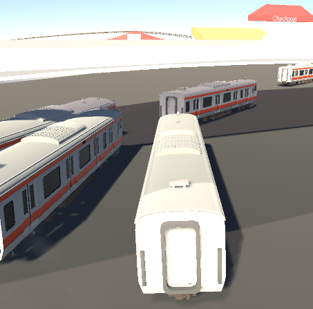 電車のレースゲーム仮