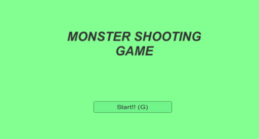 Monster Shootikg Game