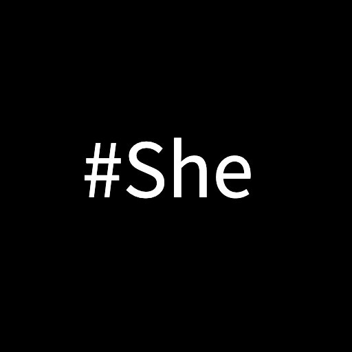 #She
