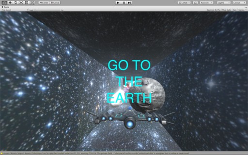 Go to the earth